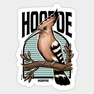 Hoopoe Bird Sticker